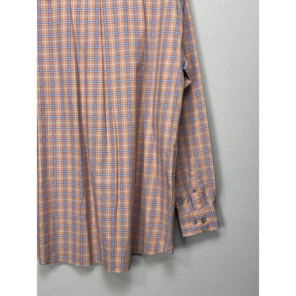 Wrangler George Strait Cowboy Cut Collection Men’s XL Plaid Button Down Shirt - Picture 5 of 10